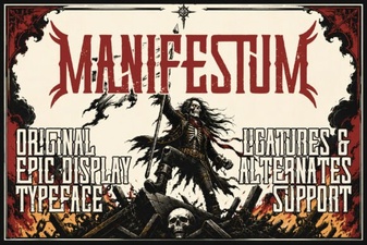 Manifestum Font: Design Versatility & Modern Typeface Ideas