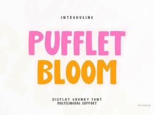 Creative Projects with the Pufflet Bloom Font