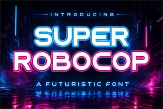 Super Robocop Font: Designs & Creative Projects