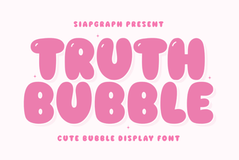 Truth Bubble Font for Your Creative Projects