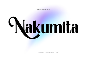 Nakumita Font: Creative Typography for Modern Design